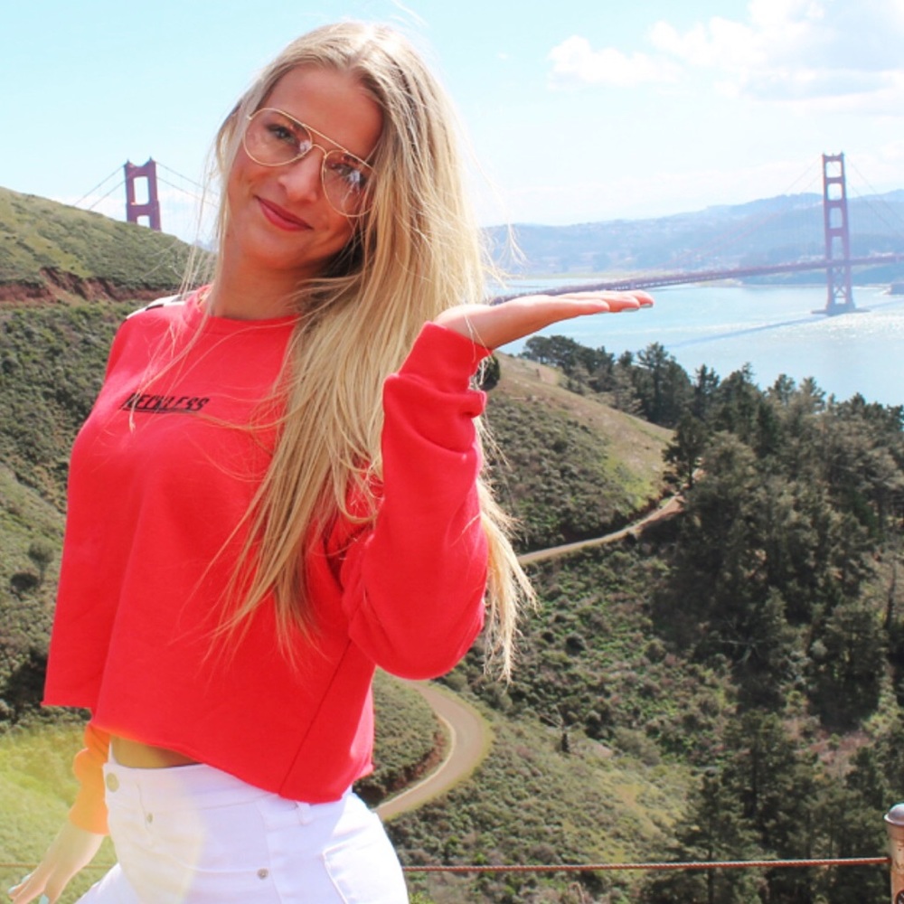 Tilly’s Red Reckless Crew Neck